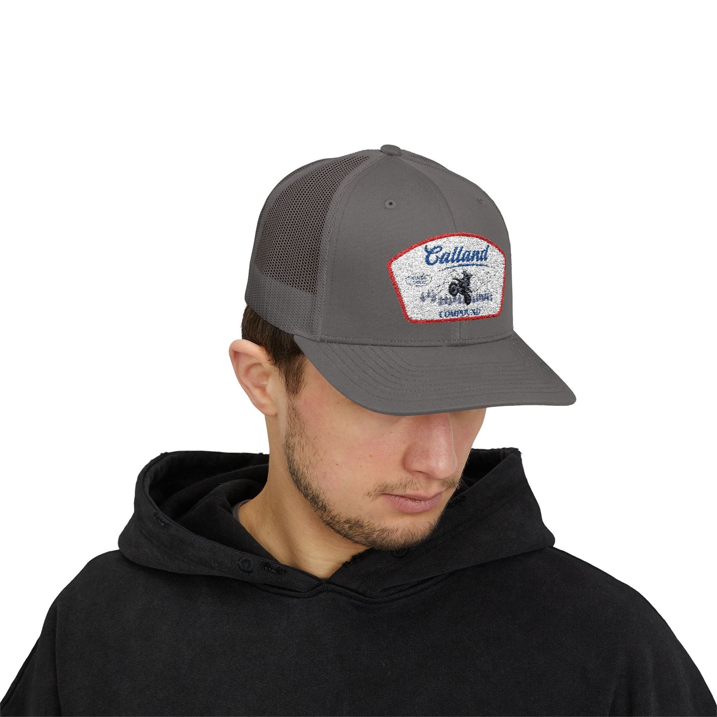 Calland Compound Snap Back Trucker Cap - Embroidered