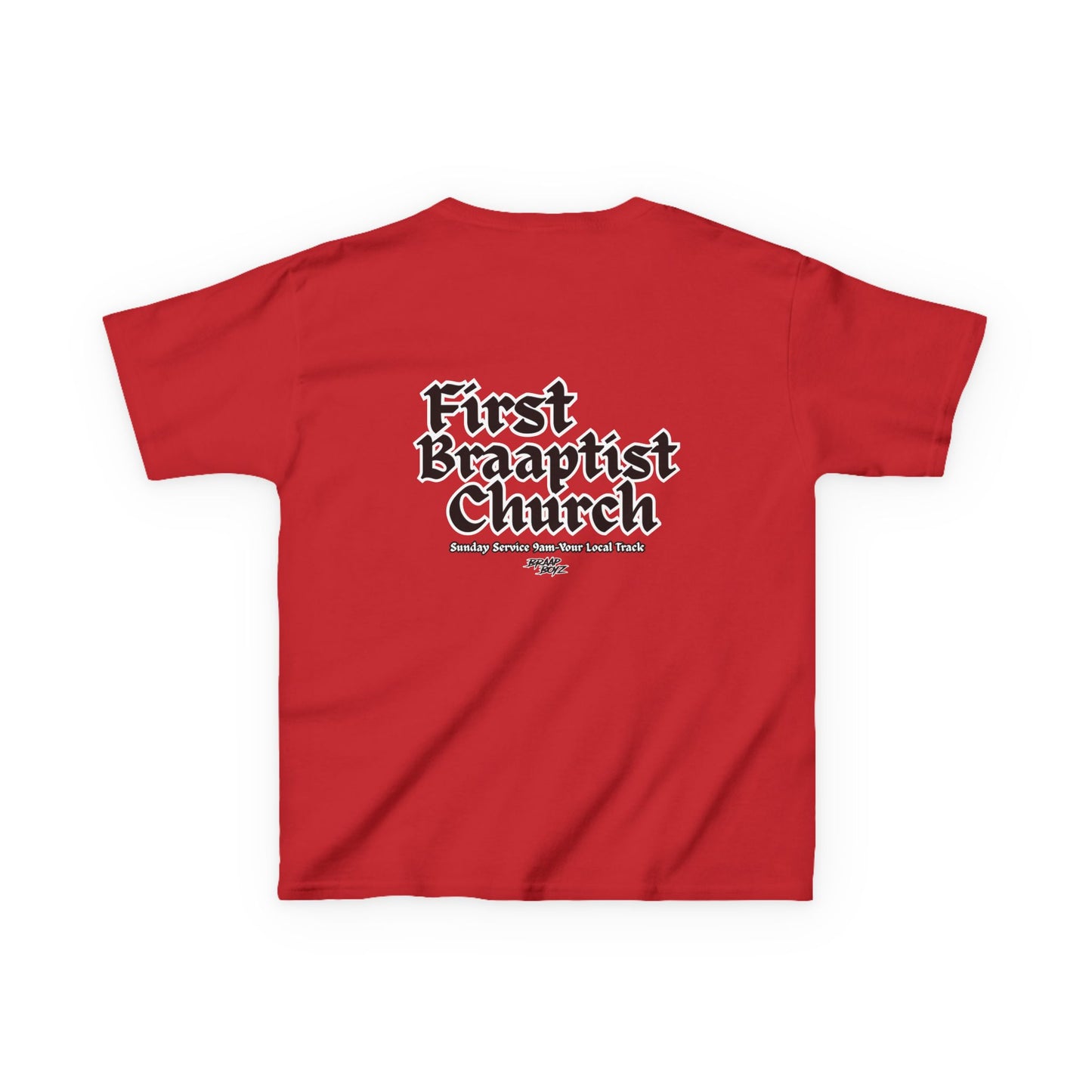YOUTH Braap Boyz First Braaptist Church Tee