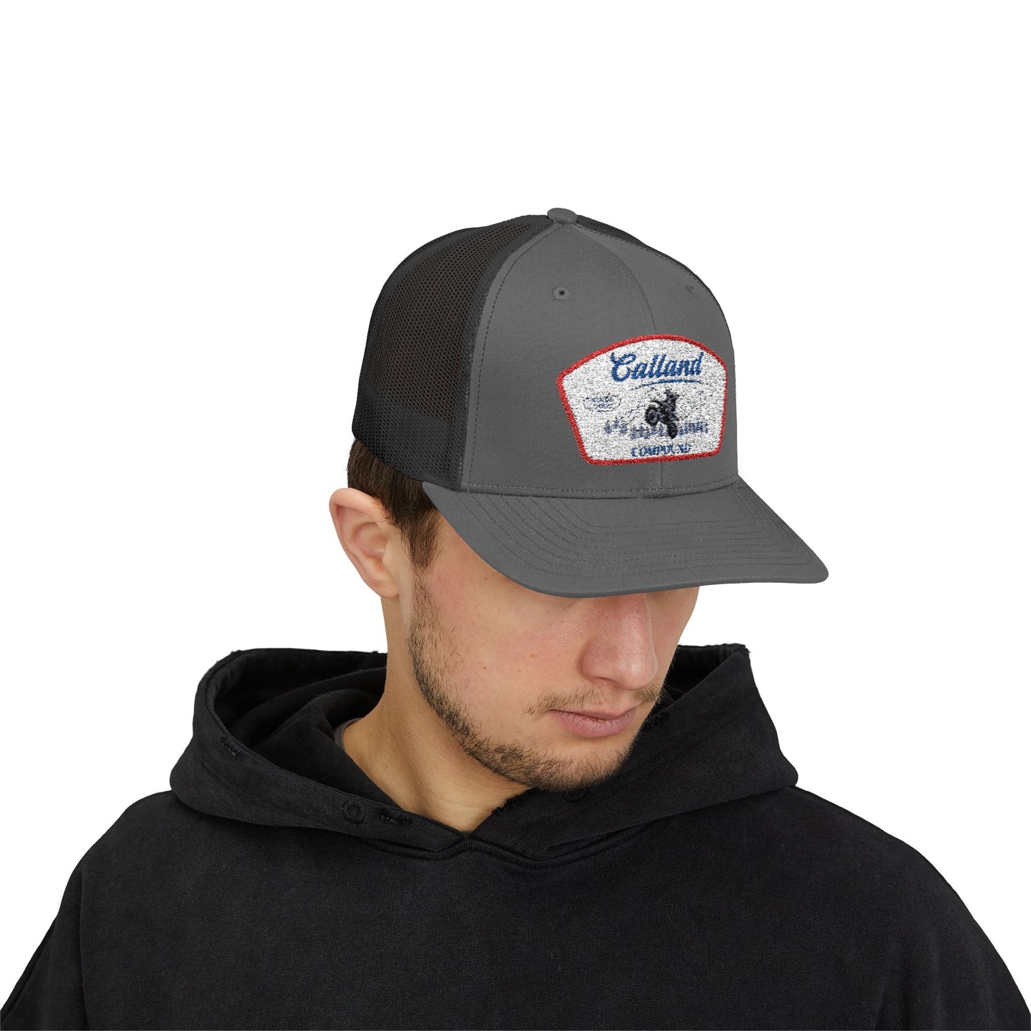 Calland Compound Snap Back Trucker Cap - Embroidered
