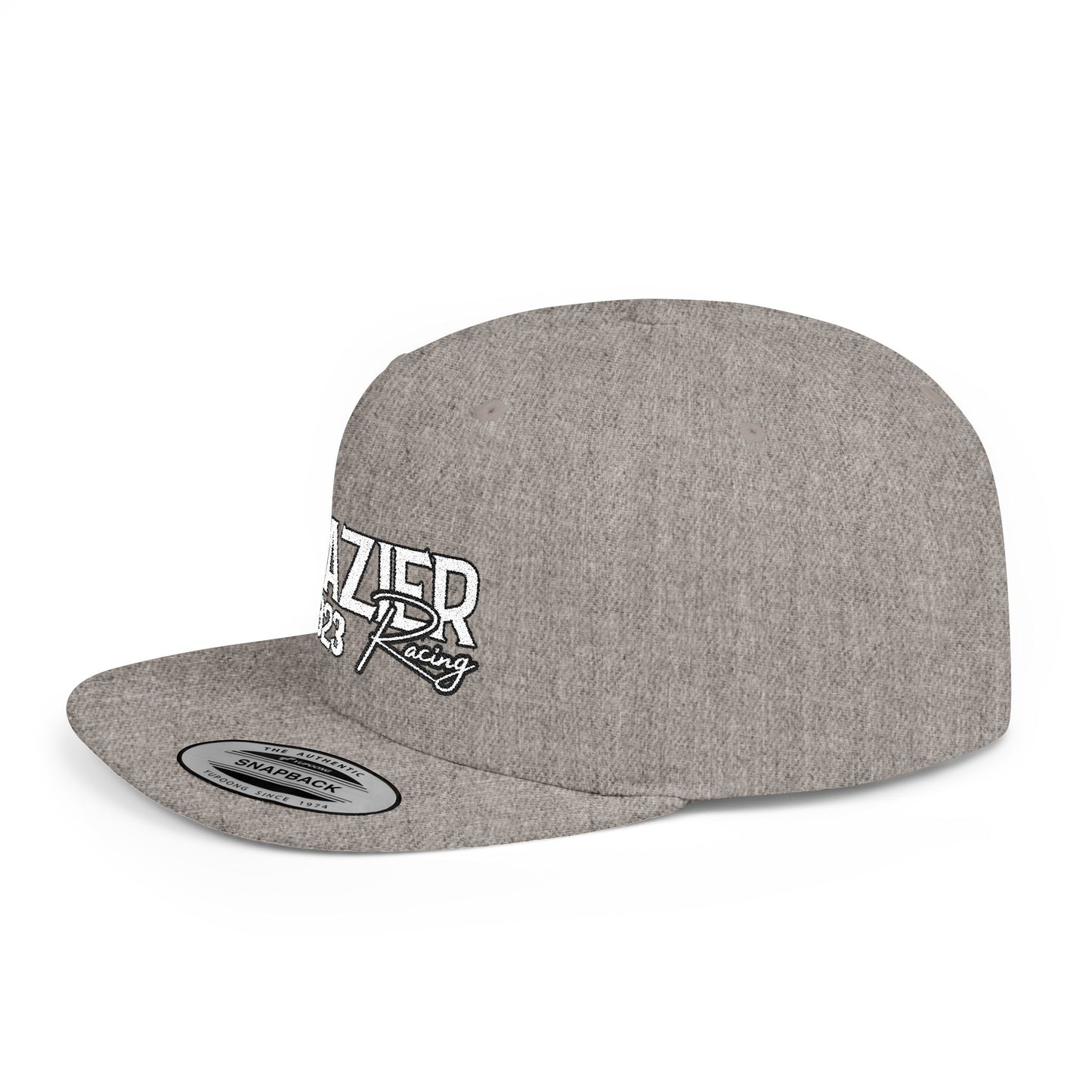 Frazier Racing EDGY Flat Bill Snapback - Embroidered