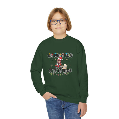 YOUTH Oh What Fun It Is Moto Sweater