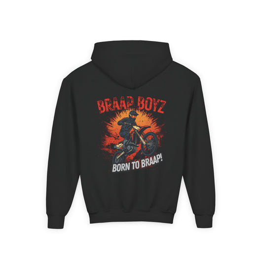 YOUTH Braap Boyz Born to Ride Hoodie