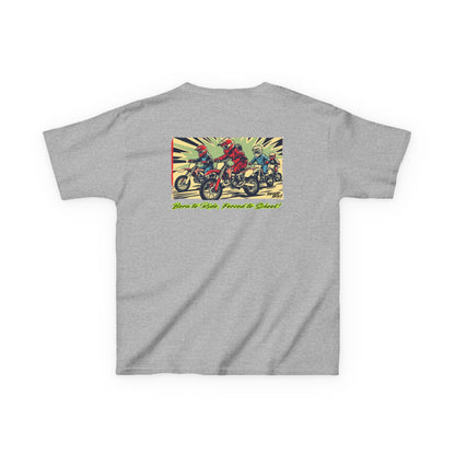 Born to Ride, Forced to School Braap Boyz youth Tee