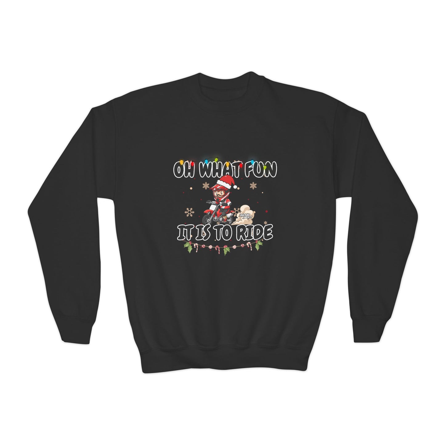 YOUTH Oh What Fun It Is Moto Sweater