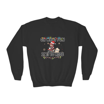 YOUTH Oh What Fun It Is Moto Sweater