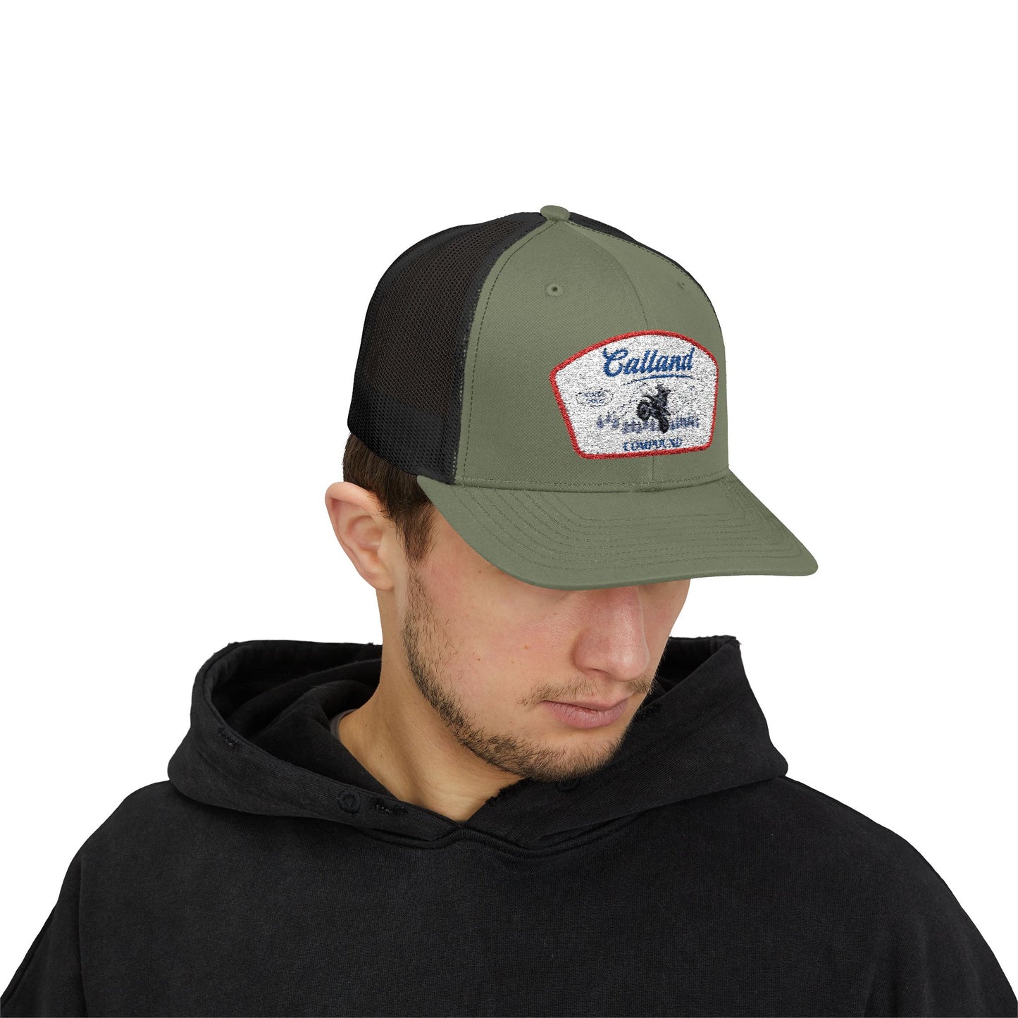 Calland Compound Snap Back Trucker Cap - Embroidered
