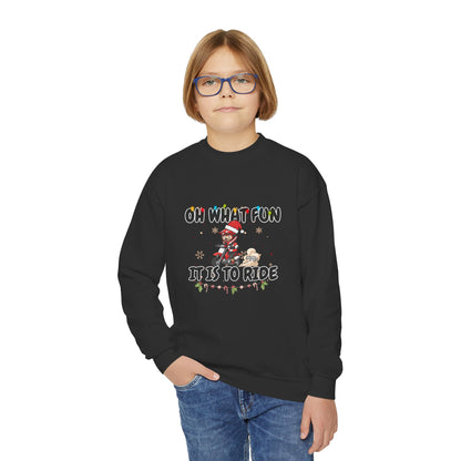 YOUTH Oh What Fun It Is Moto Sweater