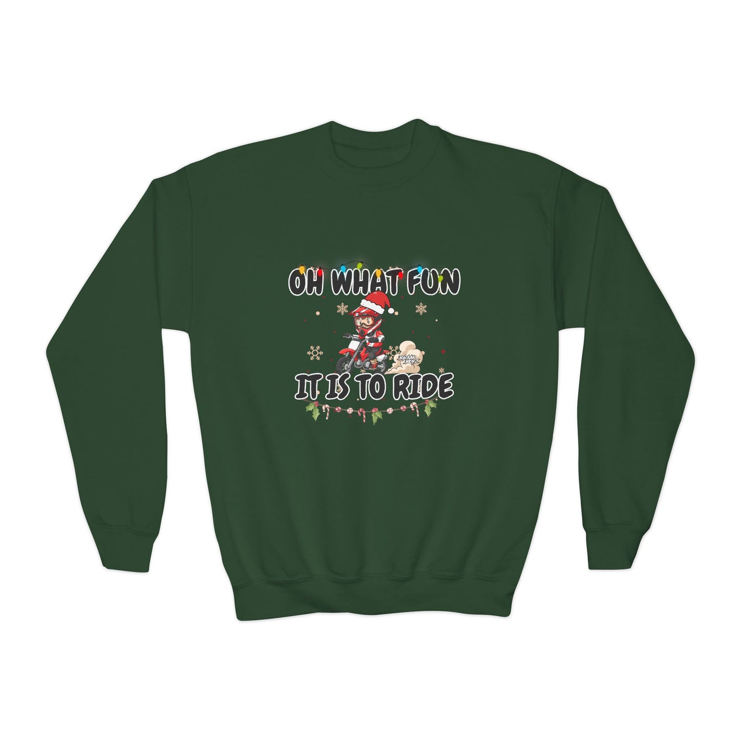 YOUTH Oh What Fun It Is Moto Sweater