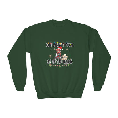 YOUTH Oh What Fun It Is Moto Sweater