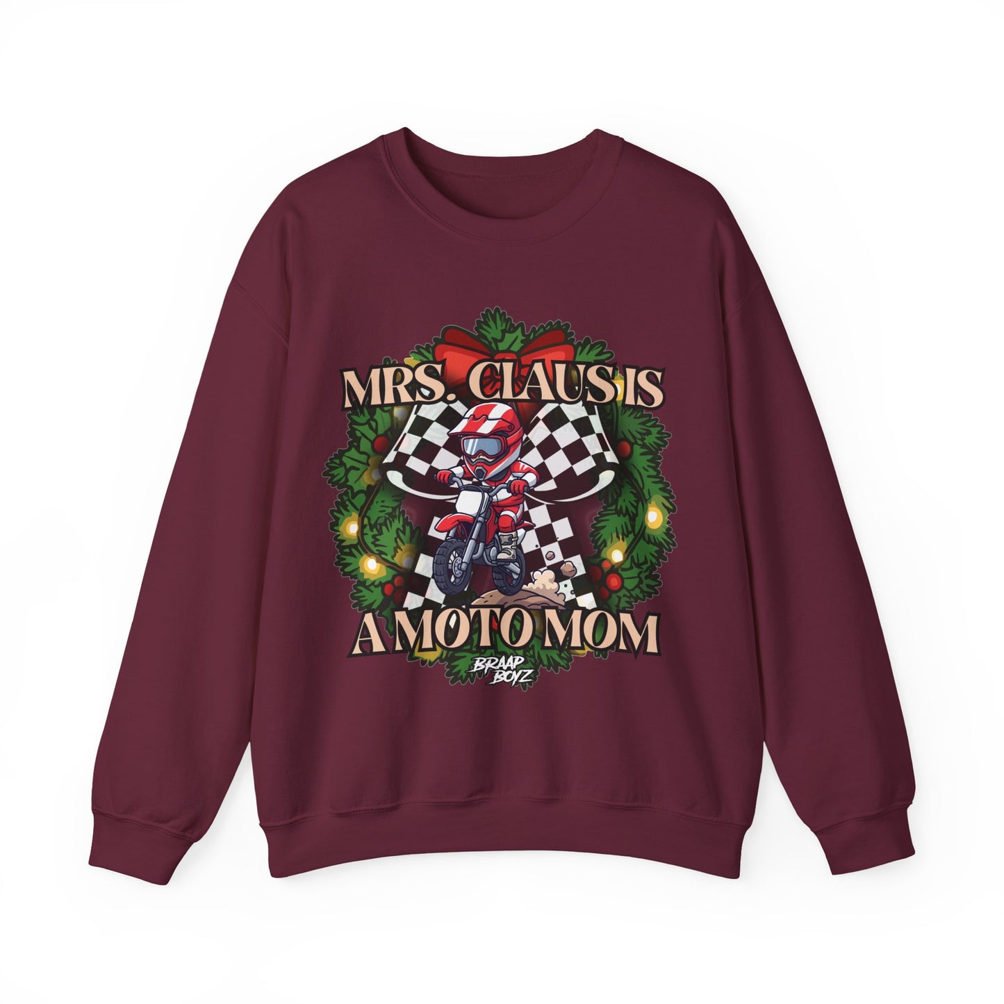 Mrs. Claus Loves Moto Sweater