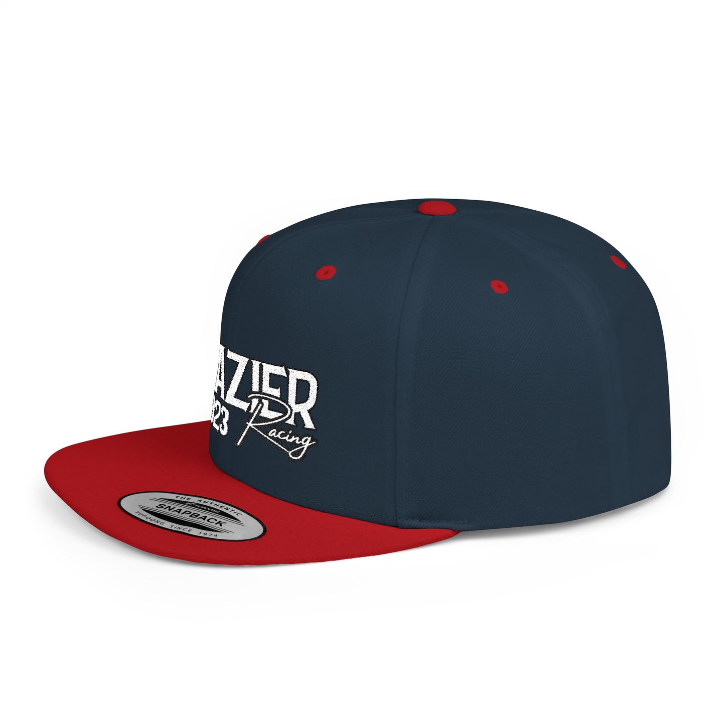 Frazier Racing EDGY Flat Bill Snapback - Embroidered