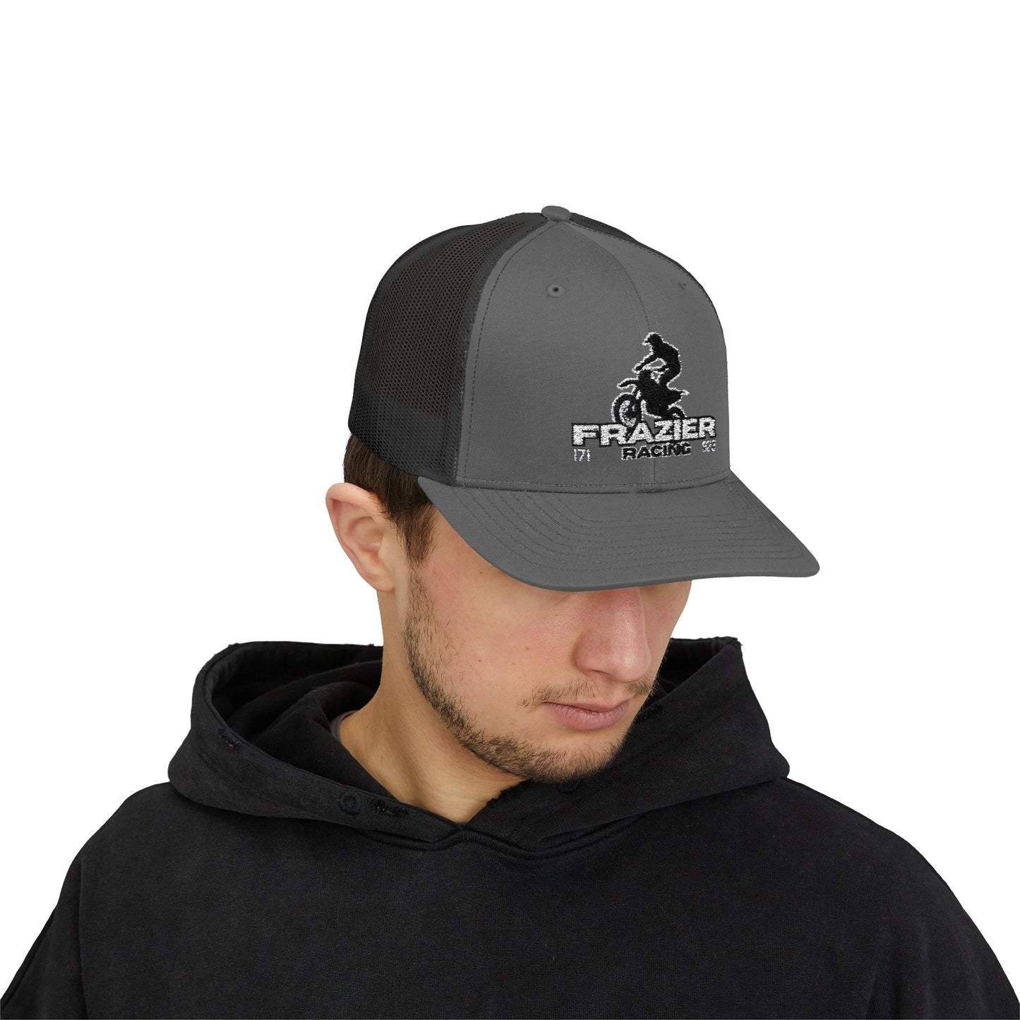 Frazier Racing MOTO Snapback Trucker Cap - Embroidered