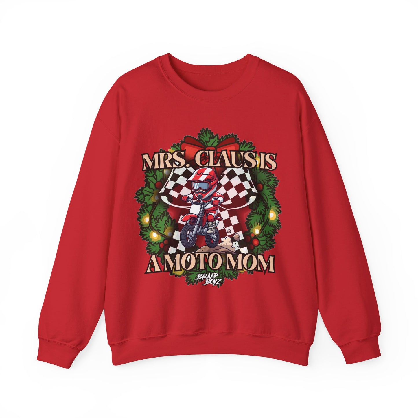 Mrs. Claus Loves Moto Sweater