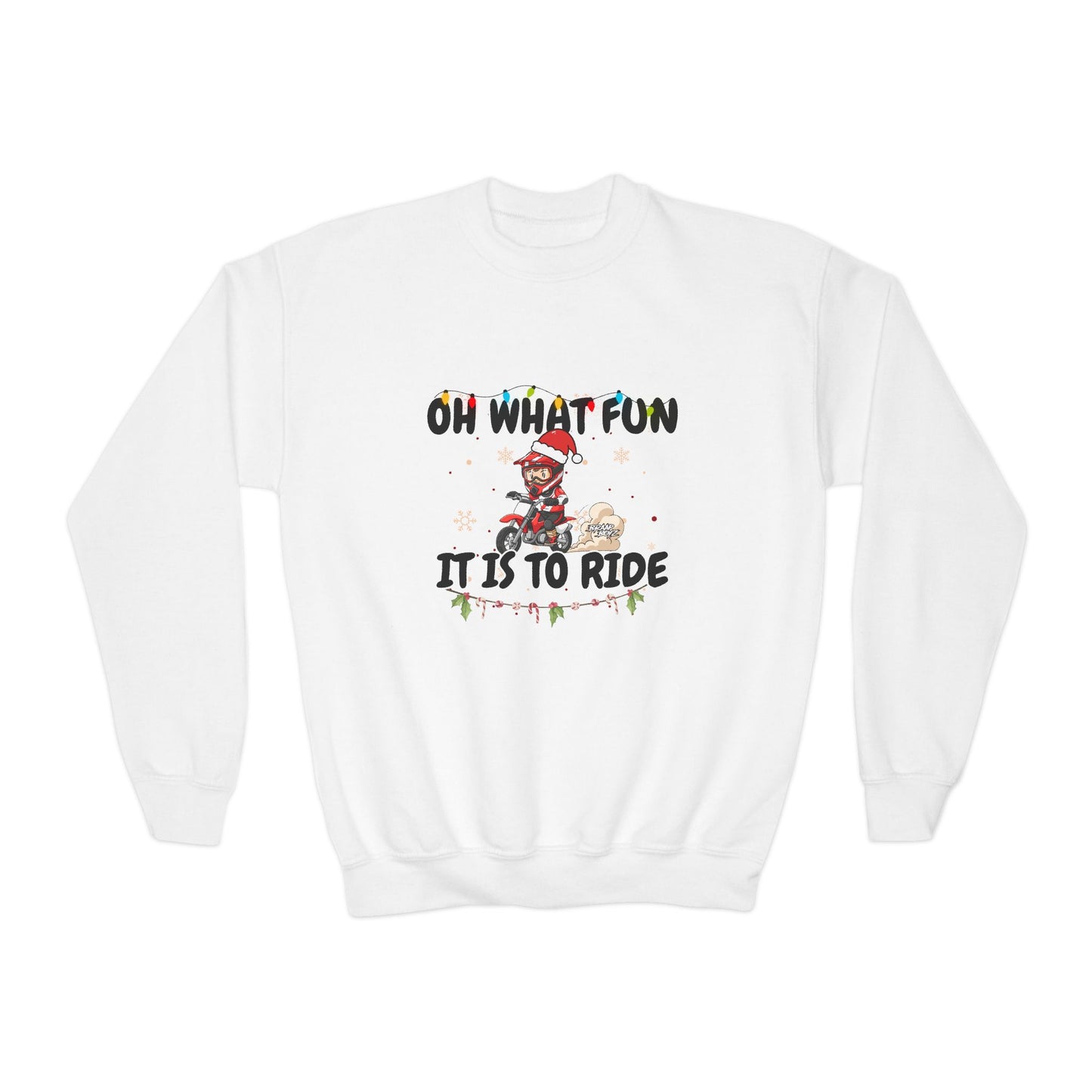 YOUTH Oh What Fun It Is Moto Sweater