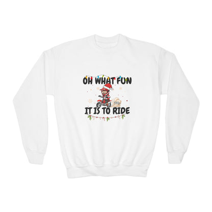 YOUTH Oh What Fun It Is Moto Sweater