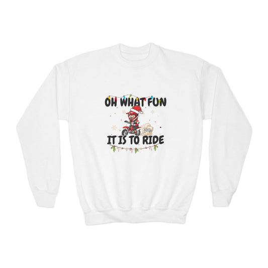 YOUTH Oh What Fun It Is Moto Sweater