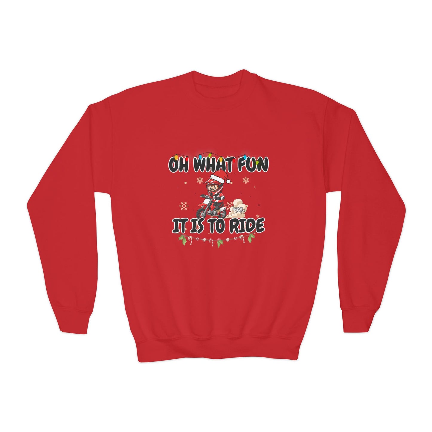 YOUTH Oh What Fun It Is Moto Sweater