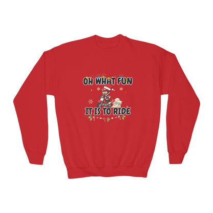 YOUTH Oh What Fun It Is Moto Sweater