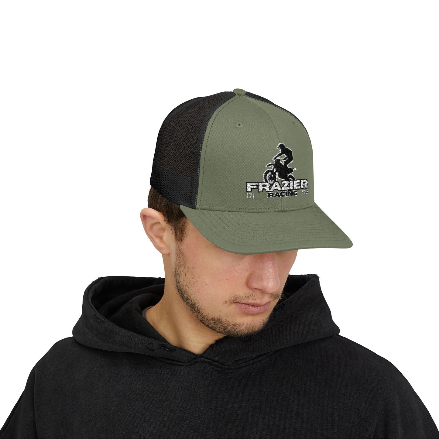 Frazier Racing MOTO Snapback Trucker Cap - Embroidered
