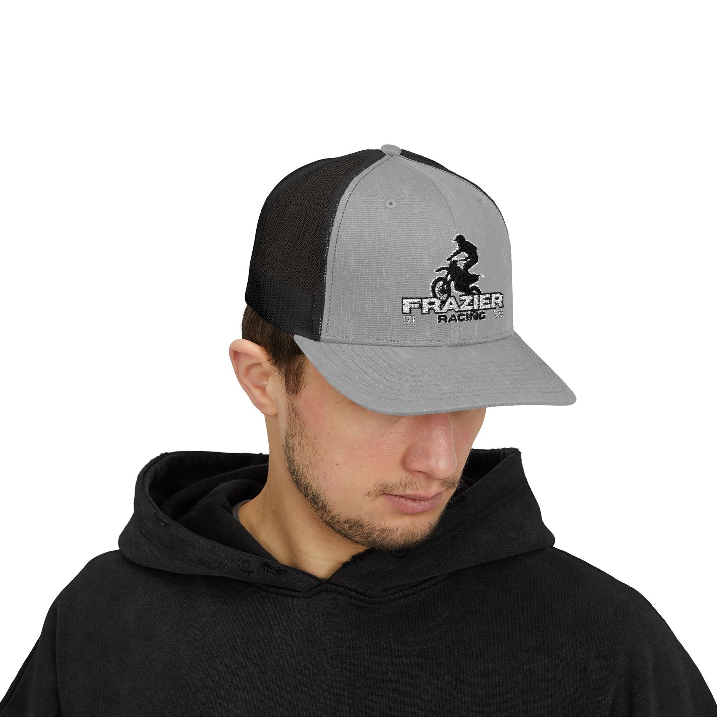 Frazier Racing MOTO Snapback Trucker Cap - Embroidered