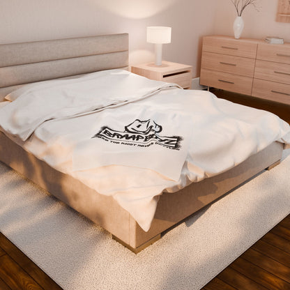 Braaap Boyz Plush Blanket - Cozy Graffiti Style Throw for Motocross Lovers