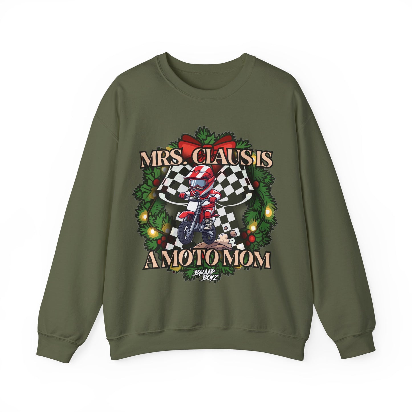 Mrs. Claus Loves Moto Sweater