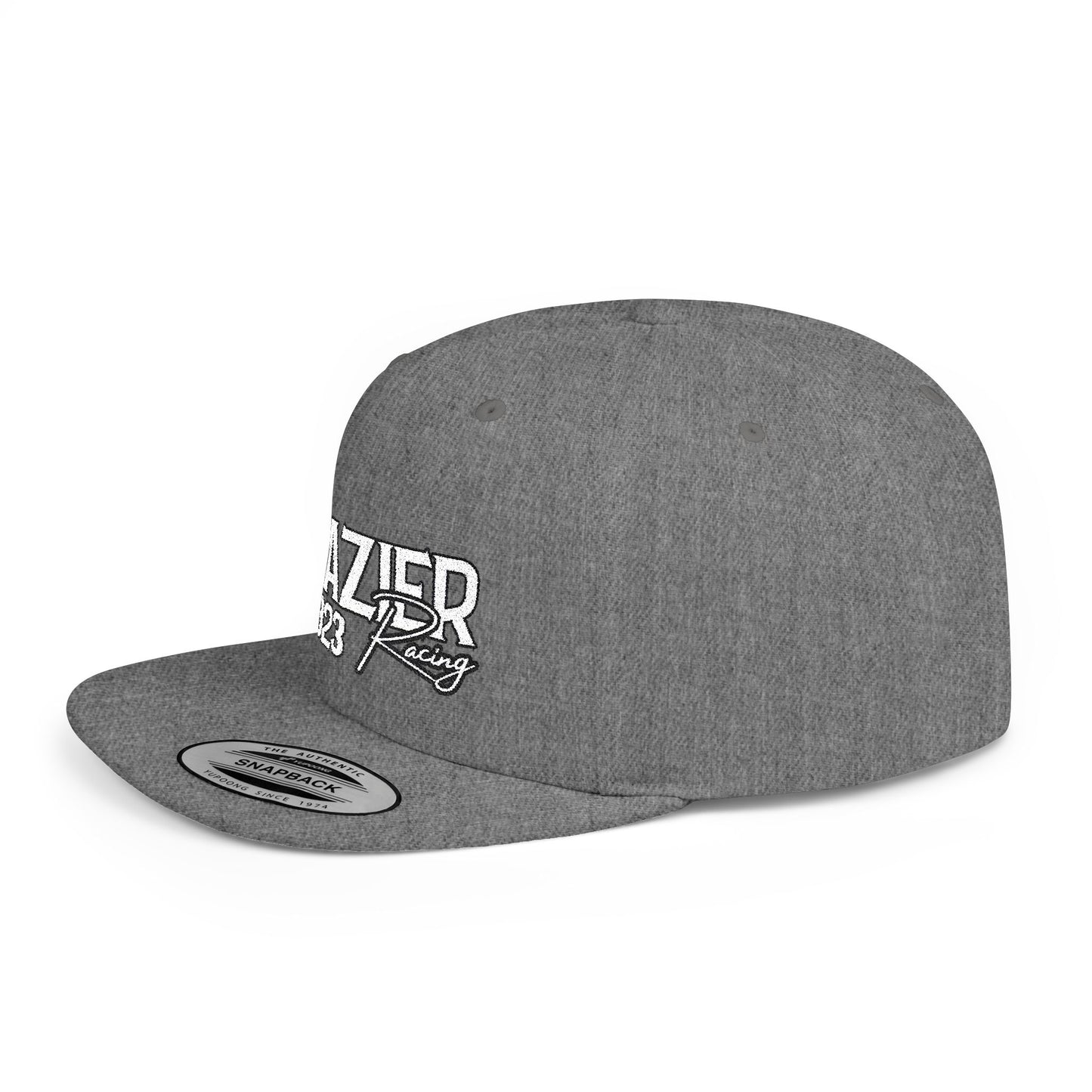 Frazier Racing EDGY Flat Bill Snapback - Embroidered