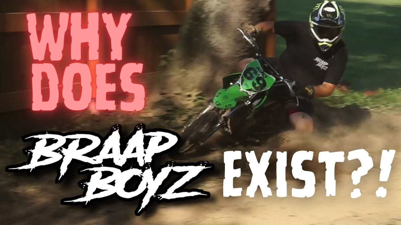 Load video: Welcome to Braap Boyz.This channel is all about dirt bikes, real riding, and good times with good people. From trail rides and POV helmet cam footage to wrenching in the garage and hanging out with friends, Braap Boyz is built around the love of riding and the lifestyle that comes with it.In this video, I break down what Braap Boyz is, what kind of content you can expect, and my plans moving forward — including weekly uploads throughout 2026. If you’re into dirt bikes, raw POV riding, trail adventures, and just having fun on two wheels, you’re in the right place.Subscribe and ride along as we build this thing together 🤘